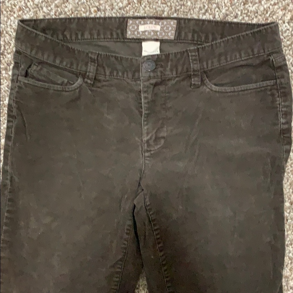 J crew brown corduroys